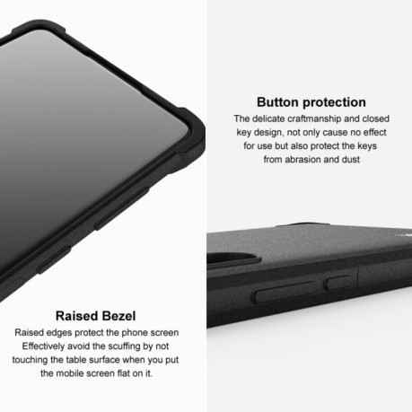 Протиударний чохол IMAK All-inclusive на Samsung Galaxy A54 5G - матовий чорний
