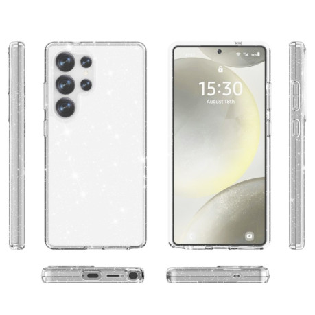 Протиударний чохол Terminator Style Glitter для Samsung Galaxy S25 Ultra 5G - білий