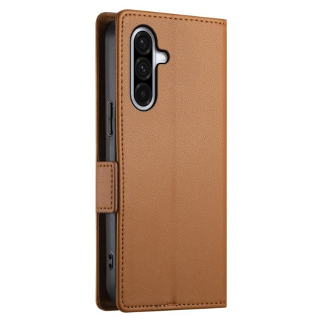 Чохол-книжка Side Buckle Magnetic Frosted Leather  для Samsung Galaxy A26 5G - коричневий