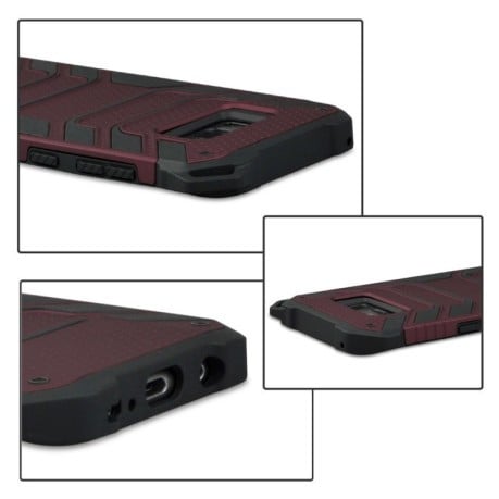 Противоударный чехол Spider-Man Armor Protective Case на Samsung Galaxy S8 plus-красный