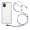 Чохол Acrylic Neck Lanyard для Samsung Galaxy A52/A52s - фіолетовий