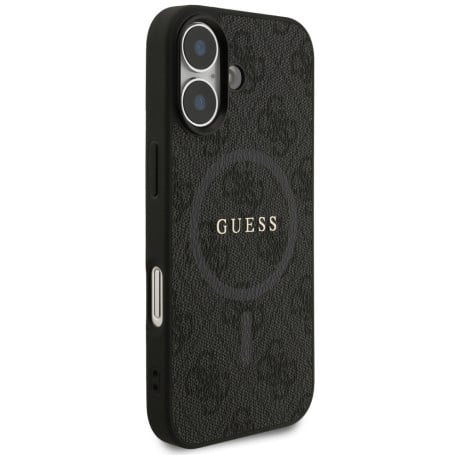 Оригінальний чохол Guess 4G Ring Classic Logo з MagSafe на iPhone 17 - black