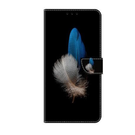 Чехол-книжка Crystal 3D Shockproof Protective Leather для iPhone 15 Pro Max - Two Branches