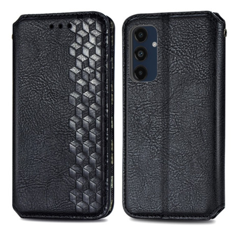 Чехол-книжка Cubic Grid для Samsung Galaxy A16 5G - черный