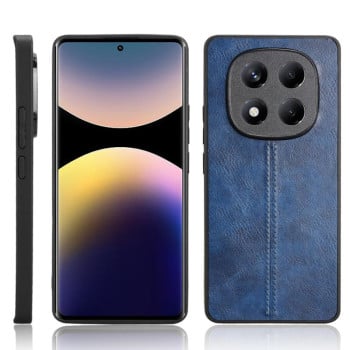 Ударозащитный чехол Sewing Cow Pattern для Redmi Note 14 Pro 4G - синий