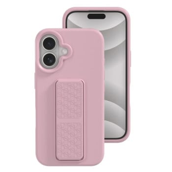 Силіконовий чохол Liquid Silicone Holder для iPhone 16 Plus - рожевий