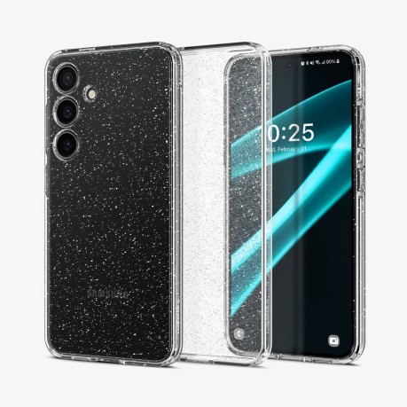 Оригинальный чехол Spigen Liquid Crystal  для Samsung Galaxy S24+Plus - Glitter Crystal