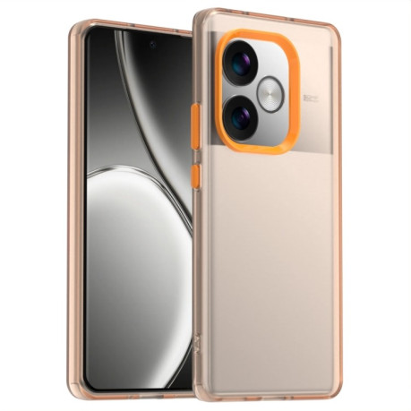 Протиударний чохол Candy Series для Realme GT 6T - помаранчевий