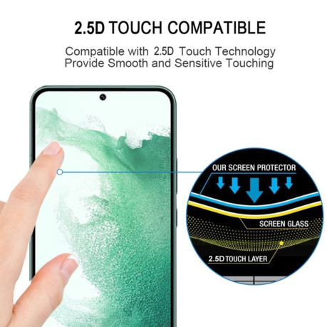 Захисне 3D Curved Edge Full Screen Full Glue Tempered Glass Film для Samsung Galaxy S23+Plus 5G