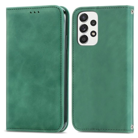 Чохол-книжка Retro Skin Feel Business Magnetic Samsung Galaxy A33 5G - зелений