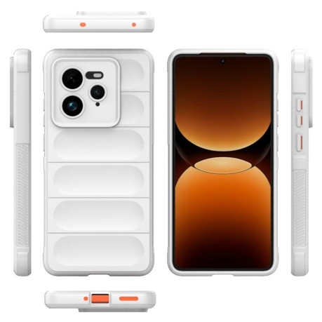 Силиконовый чехол Magic Flannel для Realme GT 7 Pro 5G - белый