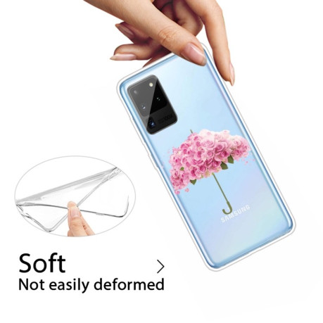 Силиконовый чехол Painted на Samsung Galaxy Note 20 - Flower Umbrella