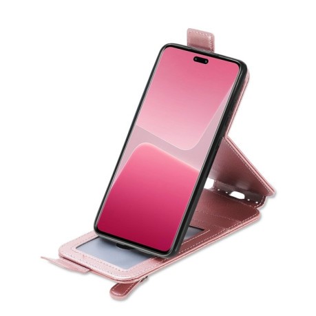 Флип-чехол Zipper Wallet Vertical для Xiaomi 13 Lite 5G - розовый