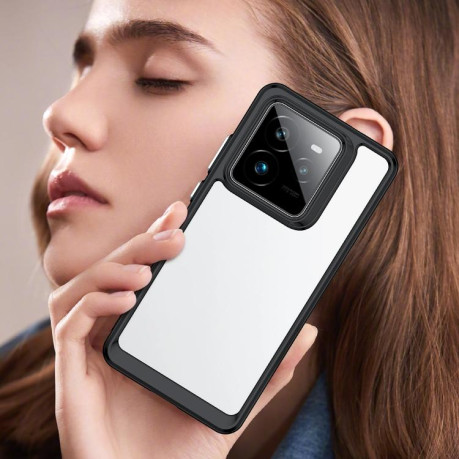 Противоударный чохол Colorful Acrylic Series для Realme GT 7 Pro - черный