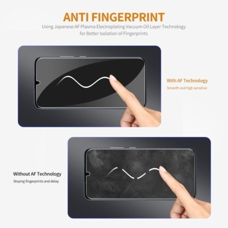 Защитное Стекло ENKAY Hat-prince 026mm 9H для Xiaomi Redmi 14C/Poco C75 - черное