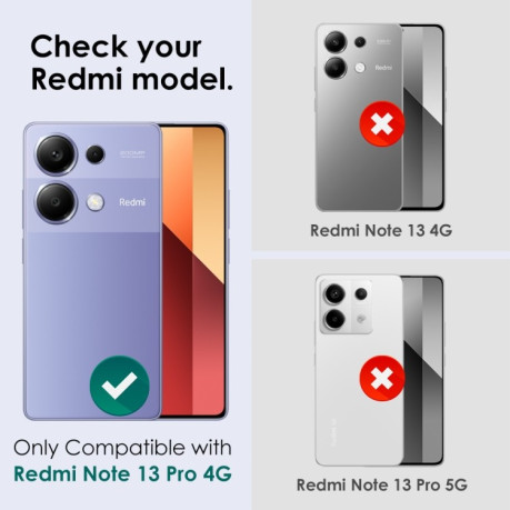 Захисне скло NORTHJO A++ Screen Tempered Glass для Xiaomi Redmi Note 13 Pro 4G / POCO M6 Pro 4G - сріблясте