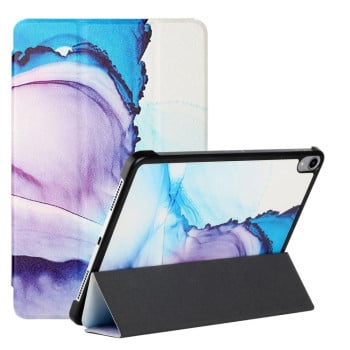 Чехол-книжка Silk Texture Colored Drawing Pattern для iPad mini 7/ mini 6 - Marble Shiratama Blue