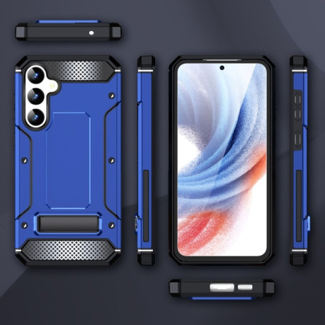 Протиударний чохол Matte Holder для Samsung Galaxy S23 FE 5G - синій