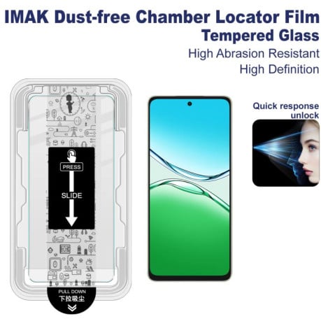 Захисне Скло imak Dust-free Chamber Locator H Series на OPPO A5 Pro 4G / 5G Global - чорне