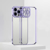 Протиударний чохол Electroplating High для iPhone 14 Plus - фіолетовий