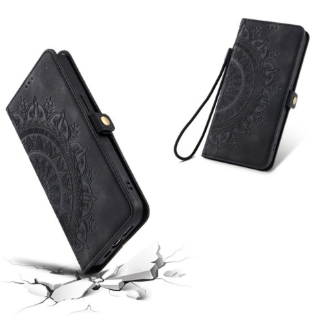 Чохол-книжка Totem Embossed Magnetic Leather для Xiaomi 14T Pro - чорний