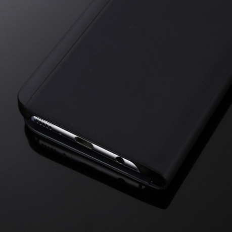 Чехол- книжка Clear View  на Samsung Galaxy S8/G950 Electroplating Mirror-черный