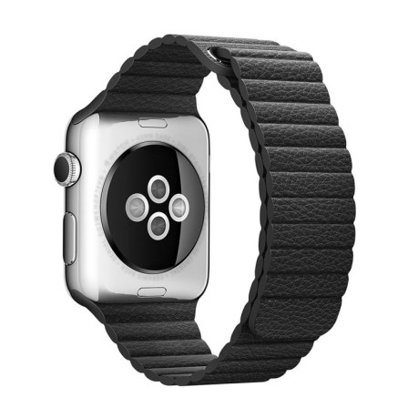Ремінець Leather Loop Magnetic для Apple Watch 38/40mm - чорний
