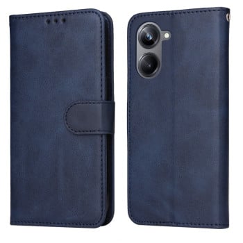Чехол-книжка Classic Calf Texture для Realme 10 Pro 5G - синий