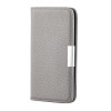 Чехол-книжка Litchi Texture Solid Color на iPhone SE 3/2 2022/2020/7/8 -  серый