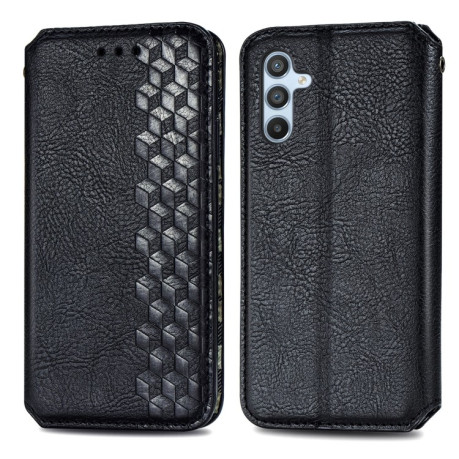Чохол-книжка Cubic Grid  для Samsung Galaxy A36 5G - чорний