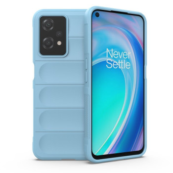 Силиконовый чехол Magic Flannel для Realme 9 Pro/OnePlus Nord CE 2 Lite 5G / Realme V25 5G / Realme 9 5G - голубой