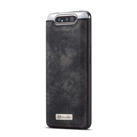 Шкіряний чохол-гаманець CaseMe-008 Detachable Multifunctional на Samsung Galaxy A80- чорний