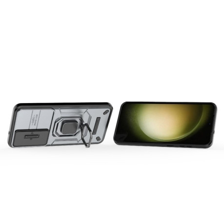 Протиударний чохол Sliding Camshield для Samsung Galaxy S25+ 5G - сірий