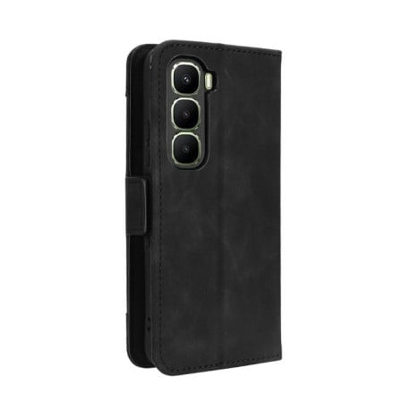 Чохол-книжка Skin Feel з м'якою фактурою Calf на Infinix Hot 60i 4G / Hot 60 5G - чорний