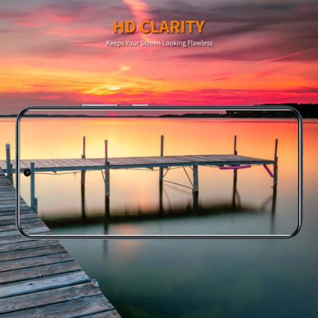 Захисне Скло ENKAY 9H Big Arc Edge High Aluminum-silicon для OnePlus 13T - чорний