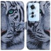 Чехол-книжка Coloured Drawing для OPPO Reno11 F Global - Tiger