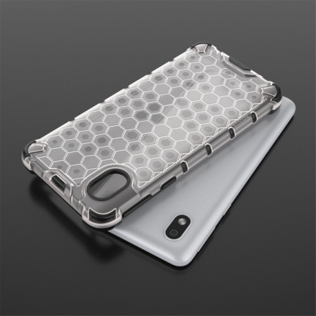 Противоударный чехол Honeycomb на Samsung Galaxy A01 Core/ M01 Core - белый