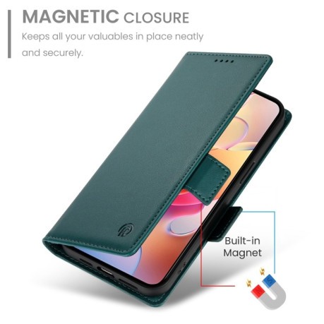 Чохол-книжка Side Buckle Magnetic Frosted Leather  для Samsung Galaxy A26 5G - зелений