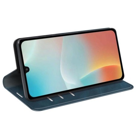 Чехол-книжка Retro Skin Feel Business Magnetic на Samsung Galaxy M16 / F16 - синий