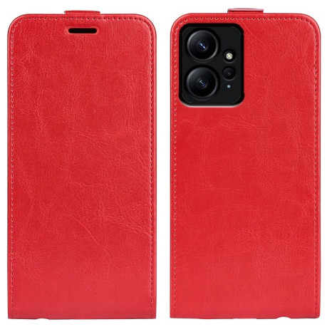 Флип-чехол R64 Texture Single на Xiaomi Redmi Note 12 4G - красный