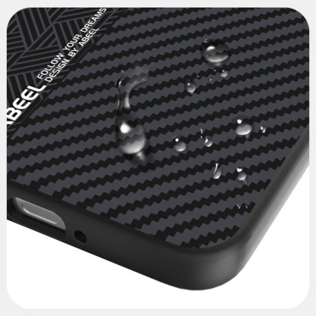 Ультратонкий чохол ABEEL 6D Micro Relief MagSafe Magnetic на Xiaomi 15 Pro - Carbon Fiber Black