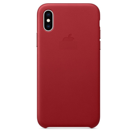 Шкіряний Чохол Leather Case RED для iPhone X/Xs