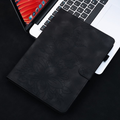 Чехол-книжка Lily Embossed Leather для Xiaomi Pad 7/Pad 7 Pro - черный