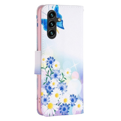 Чехол-книжка Colored Drawing Pattern для Samsung Galaxy A56 5G - Love