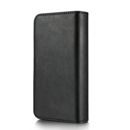 Кожаный чехол-кошелек DG.MING Triple Fold Crazy Horse Texture на Samsung Galaxy S8+ / G955- черный