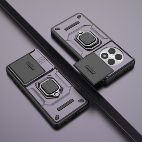 Протиударний чохол Sliding Camshield для OnePlus 13 5G - фіолетовий