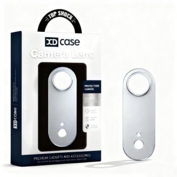 Захист камери XDCASE Titanium Alloy Hollow Camera Lens для iPhone Air — срібляста