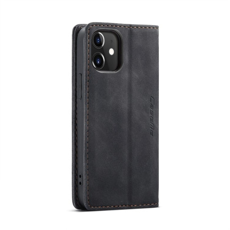 Кожаный чехол CaseMe-013 Multifunctional на iPhone 12 Mini - черный