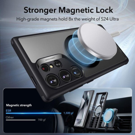 Оригинальный чехол ESR Flickstand Boost Halolock для Samsung Galaxy S24 Ultra - Transparent Gray