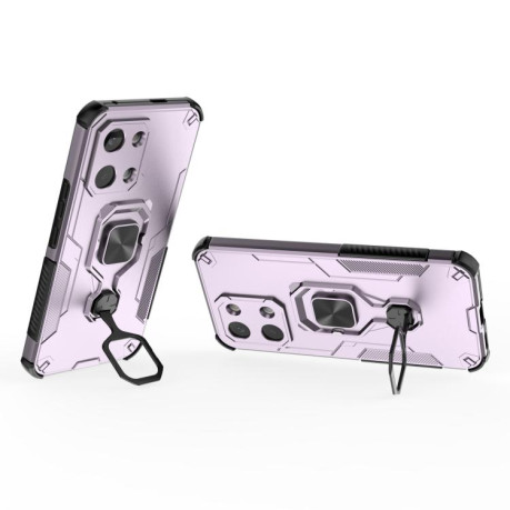 Ударостійкий чохол Metal Kickstand TPU Hybrid PC на Xiaomi Redmi Turbo 5 Max / Poco X8 Pro Max — фіолетовий